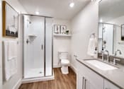 Thumbnail 12 of 53 - The Stack - Sugarhouse Apartments Bathroom with Shower