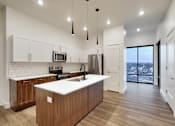 Thumbnail 53 of 53 - The Stack - Sugarhouse Apartments Kitchen with Floor to Ceiling Windows