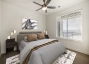 Thumbnail 12 of 14 - Main Bedroom in Two Bedroom Apartment at City Lofts