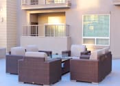 Thumbnail 14 of 16 - Outdoor Lounge at Kimpton Square Senior Apartments