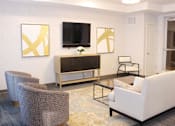Thumbnail 12 of 16 - Resident Lounge with TV at Kimpton Square Apartments