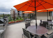 Thumbnail 26 of 40 - Courtyard Sitting With Umbrella Shades at Lofts at 7800 Apartments, Utah