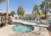Thumbnail 19 of 29 - View of Pool from Hot Tub at Aztec Springs