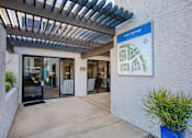 Thumbnail 39 of 46 - The entrance to a building with a sign that reads "Auld Springs".
