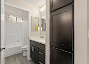 Thumbnail 28 of 38 - bathroom of studio apartment at Harbor Terrace Apartments, California, 90731
