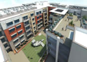 Thumbnail 3 of 6 - 6th floor Terrace Rendering Aerial View