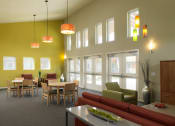 Thumbnail 11 of 11 - a large room with a table and chairs and a couch