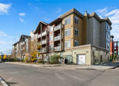 Thumbnail 19 of 72 - modern apartment buildings on the corner of a street