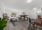 Thumbnail 2 of 37 - Open bedroom and living room - Studio