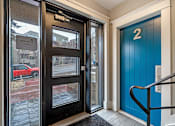Thumbnail 215 of 219 - A blue door with the number 2 on it.