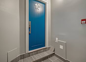 Thumbnail 187 of 219 - A blue door with the number 10 on it.