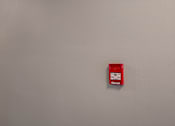 Thumbnail 219 of 219 - A red fire alarm on a white wall.