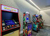 Thumbnail 58 of 66 - Classic arcade machines in The Rail at Bound Brook’s modern game room in Bound Brook, NJ.