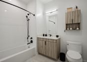 Thumbnail 16 of 33 - Modern luxury bathroom at The Rail at Bound Brook, NJ.