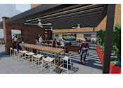 Thumbnail 27 of 33 - Luxury outdoor bar at The Rail at Bound Brook, NJ.