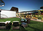 Thumbnail 10 of 18 - a rendering of the rooftop terrace at the envoy hotel in salt lake city