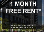 Thumbnail 1 of 25 - a free rent brochure with a building in the background and the text free rent #victoria #free #rental