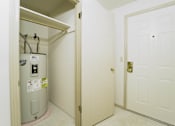 Thumbnail 2 of 23 - Front door closet at Morning Glory Circle Apartments, Spokane, Washington