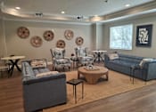 Thumbnail 4 of 22 - Lobby entrance community area at Madison Highlands 55+ Living community