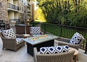 Thumbnail 15 of 23 - Patio, Senior Apartment, Senior living, Maplewood, White Bear Lake, Saint Paul, Frost English Silver