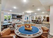 Thumbnail 7 of 23 - Silver Lounge, games, entertain, party, Senior Apartment, Senior living, Maplewood, White Bear Lake, Saint Paul, Frost English Silver