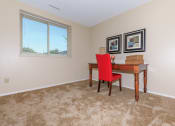 Thumbnail 42 of 43 - Second bedroom in a standard  at 444 Park Apartments, Ohio, 44143unit with plush carpeting