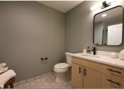 Thumbnail 11 of 28 - Bathroom at Innovation Landing Cleveland Apartments