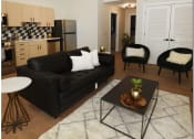 Thumbnail 7 of 28 - Living room/Kitchen Cleveland State Apartments