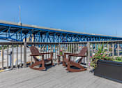 Thumbnail 50 of 58 - Rooftop deck with views of Cleveland