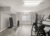 Thumbnail 45 of 48 - the preserve at ballantyne commons fitness room with exercise equipment