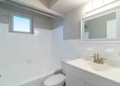Thumbnail 4 of 19 - Full renovated bathroom with shower and tub