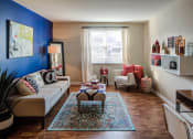 Thumbnail 20 of 56 - Living Room Interior at Heritage Apartments, Columbus, 43212