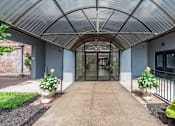 Thumbnail 37 of 40 - long covered walkway at Life At Agora, Cleveland  