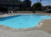 Thumbnail 34 of 56 - a swimming pool in the middle of an empty pool at Heritage Apartments, Columbus, 43212