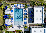 Thumbnail 45 of 46 - Aerial Pool View at The Palmeri Residences, Naples, FL