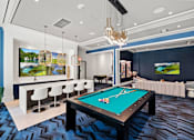 Thumbnail 31 of 46 - Pool Table at The Palmeri Residences, Naples, FL, 34104