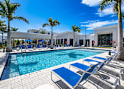 Thumbnail 14 of 46 - Poolside Relaxing Area at The Palmeri Residences, Florida, 34104