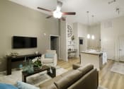 Thumbnail 14 of 19 - Living room at Lofts at Zebulon, Macon, GA