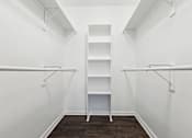 Thumbnail 9 of 27 - Large White Closet at Flats on Chapel Apartments, Waco, Texas