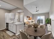 Thumbnail 2 of 30 - Open Concept Dining/Living Space at Stonelake at the Arboretum, Austin
