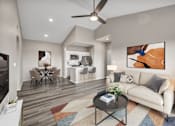 Thumbnail 3 of 30 - Living Room at Stonelake at the Arboretum, Austin