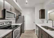 Thumbnail 16 of 31 - Deluxe Kitchen with Stainless Steel Appliances at River Stone Ranch, Austin