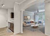 Thumbnail 18 of 31 - Kitchen/Living Room at River Stone Ranch, Texas, 78749