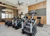 Thumbnail 19 of 30 - Fully equipped fitness center at Ashlar apartments in Fort Myers, Florida