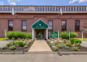 Thumbnail 27 of 33 - Entrance to leasing center at Bigelow Commons, Enfield, CT, 06082