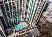 Thumbnail 39 of 39 - Aerial Pool at The Sutton, Atlanta, Georgia