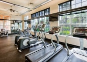 Thumbnail 4 of 22 - Fitness center with cardio equipment at Estates at Heathbrook, Florida