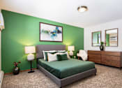 Thumbnail 10 of 22 - Bedroom with accent wall | Preserve West at Preserve West, Madison, Wisconsin