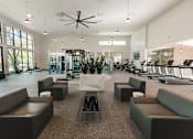Thumbnail 10 of 49 - Fitness center lounge at Monterey Ranch, Austin