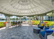 Thumbnail 11 of 32 - Lounge Area in the Outdoor Gazebo